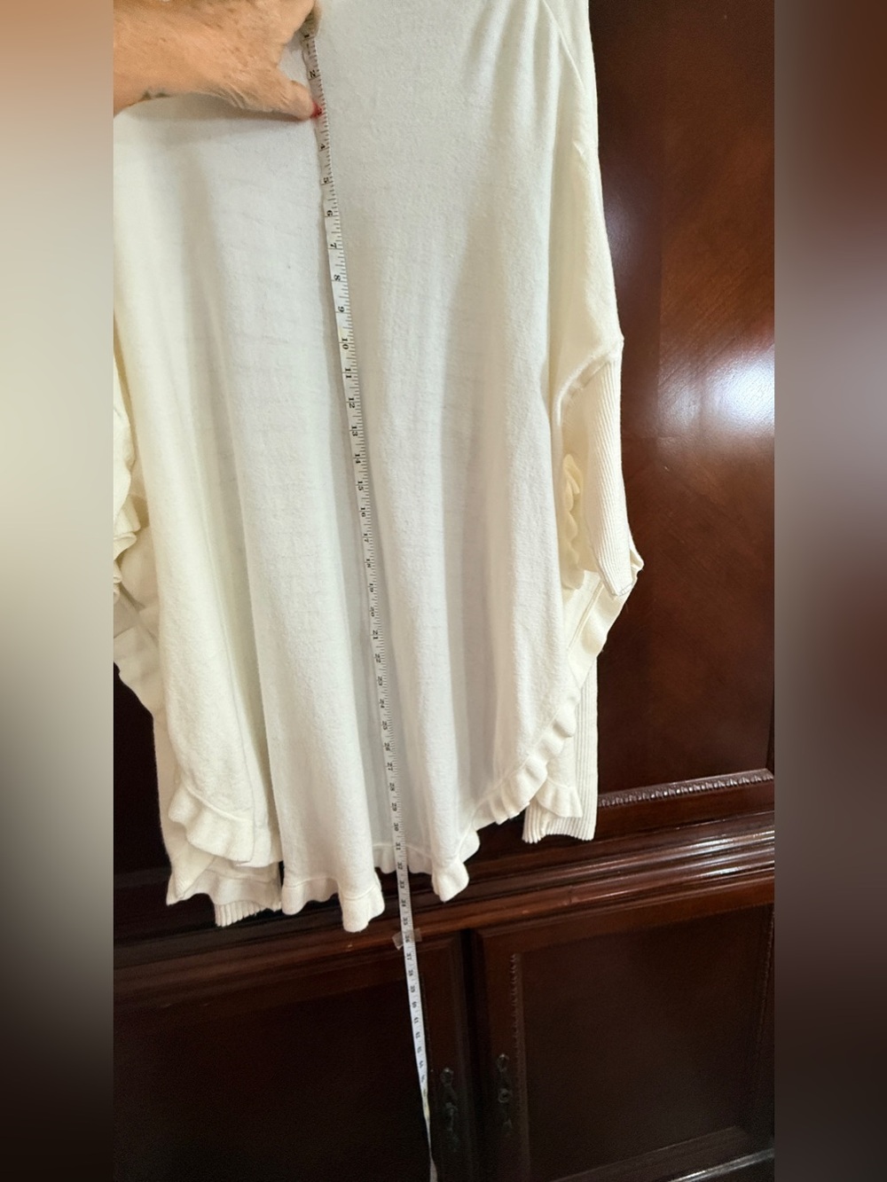 Soft Surroundings Draped Ruffle
Open Front Cardigan kimono
sleeves sz Exlg NWOT - Picture 8 of 10